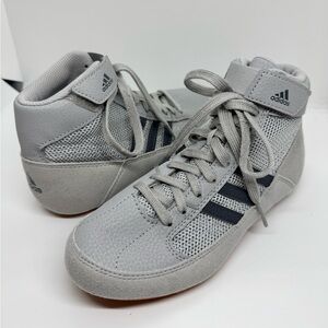 adidas Kids Gray High-Top Shoes